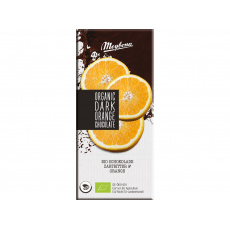 Bio Čokoláda hořká s křupavými pomerančovými granulemi 52% 100g