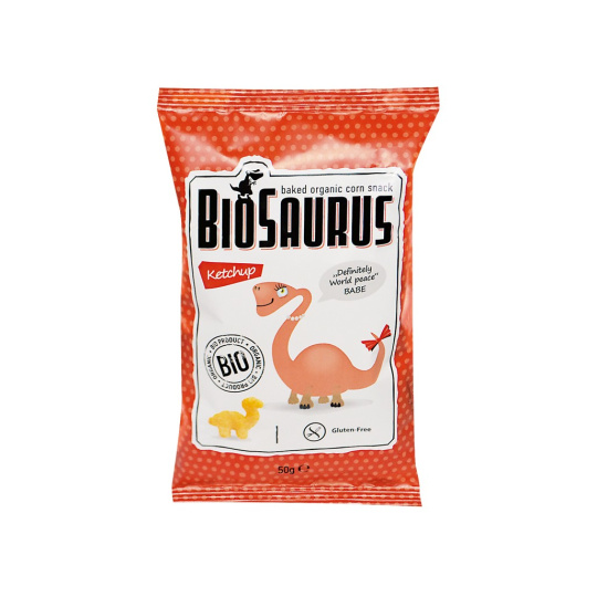 Bio Biosaurus chrumky s kečupom 50g