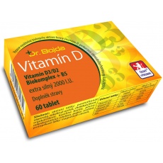Vitamín D3/D2 Biocomplex + B5 extra silný 2000 I.U. 60tbl.