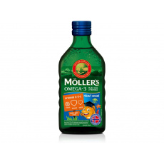 Möller's Omega 3 rybí olej s ovocnou príchuťou 250 ml