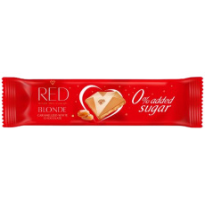 Red Delight Blonde karamelizovaná biela čokoláda 26 g