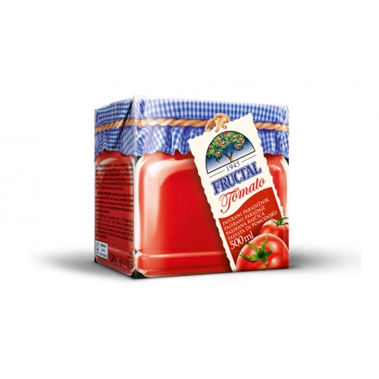 Pasírované paradajky-Fructal 500 ml