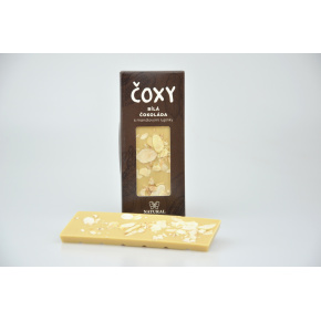 Čokoláda biela s mandľ.lupienkami a xylitolom - ČOXY 50 g