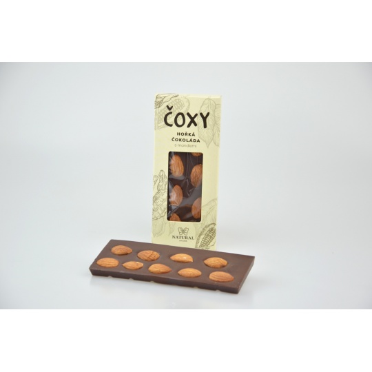 Čokoláda horká s mandľami a xylitolom - ČOXY 50 g