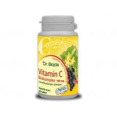 Vitamín C 500 Biokomplex s rakytníkom, čiernymi ríbezľami a limetkou 60 tbl.