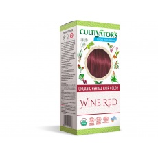 Organická prírodná farba na vlasy 100% 14 - Víno červená 100g