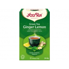 Organický zelený čaj Zázvor Citrón Yogi Tea 17 x 1,8 g