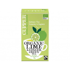 Organický zelený čaj Lipa a zázvor 20x1,75g