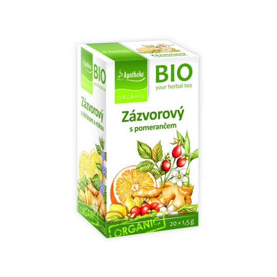 Bio Zázvorový čaj s pomarančom 20x1,5g