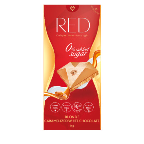Red Delight Blonde karamelizovaná biela čokoláda 85 g min.trv.20.10.2023