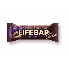 Bio tyčinka Lifebar InChoco Švestka 40 g