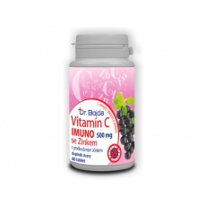 Vitamín C IMUNO 500 mg + zinok s čiernymi ríbezľami 60 tbl