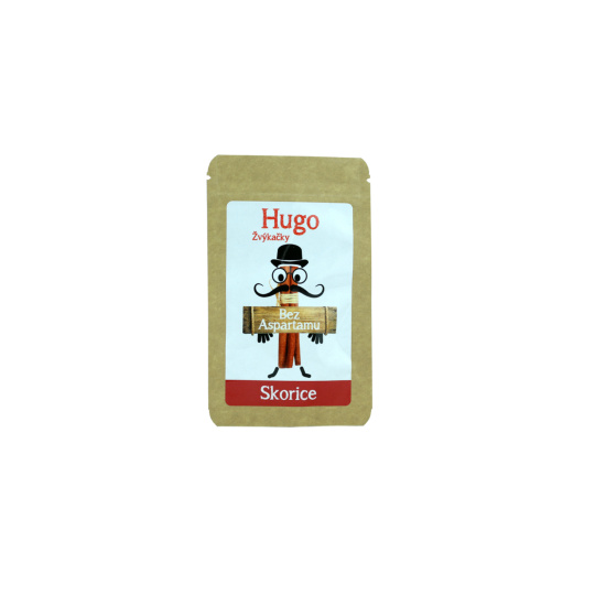 Škoricové žuvačky bez aspartámu - Hugo 45g
